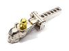 Rear Bumper Alloy Skull Receiving Hitch w/ Ball Mount for 1/10 Scale R/C Crawler