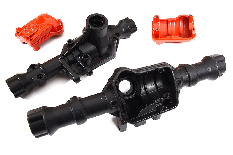 Alloy Machined Front & Rear Axle Housings for Traxxas TRX-4 Scale, Trail Crawler