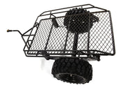 Realistic Leaf Spring 1/10 Size Low Side Trailer for Scale Crawler Truck