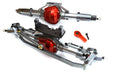 Alloy Machined F & R Axle Assembly w/Internals for 1/10 SCX10 Scale Crawler
