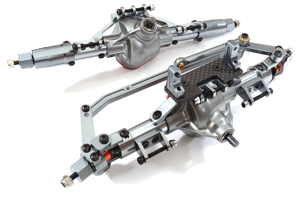 Alloy Machined F & R Axle Assembly w/Internals for 1/10 SCX10 Scale Crawler