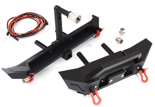 Realistic Metal Front & Rear Bumper for 1/10 Scale Off-Road Crawler