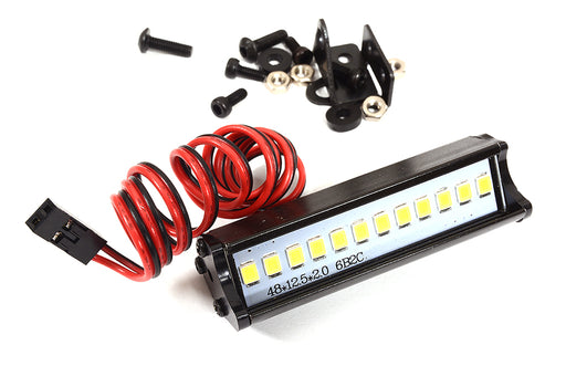 Realistic Roof Top LED (12) Light Bar for 1/10 Scale Off-Road Crawler 56mm Wide