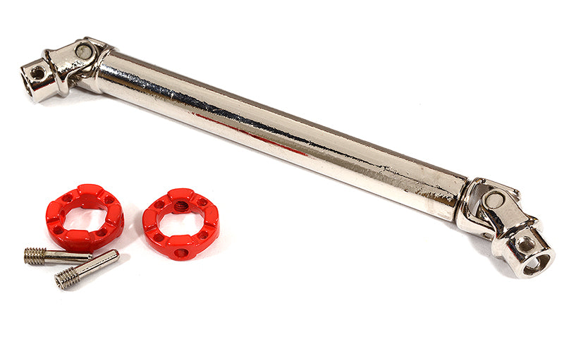 Machined Universal Drive Shaft 110-133mm for Custom 1/14 Semi-Tractor Truck