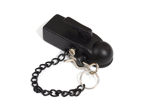 Realistic 1/10 Scale Trailer Coupler w/ 4mm Mounting Hole for 6mm Hitch Ball