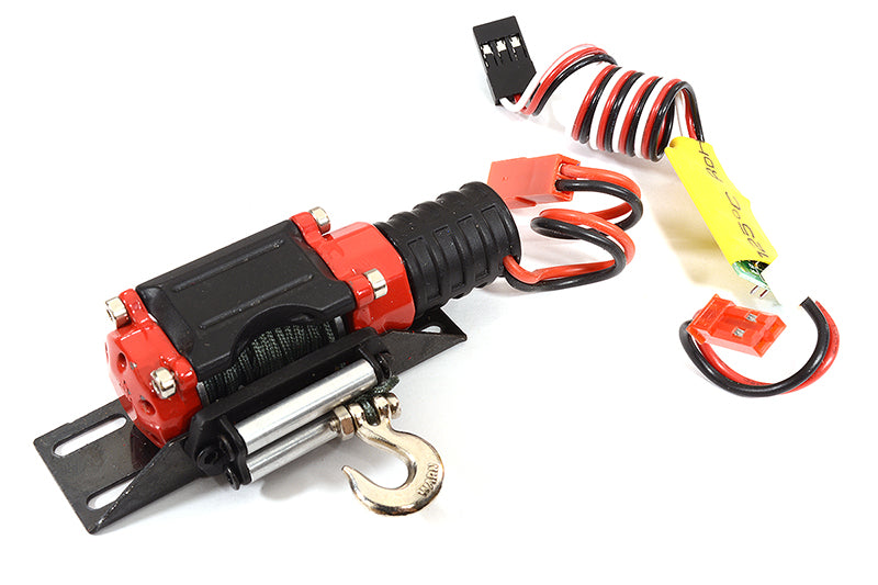 Realistic Winch w/ Receiver 3rd Ch. Controller for 1/10 Scale Trail Crawler