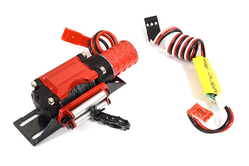 Realistic Winch w/ Receiver 3rd Ch. Controller for 1/10 Scale Trail Crawler