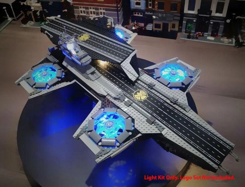 LED Light Kit for Lego 76042 Marvel Super Heroes The SHIELD Helicarrier