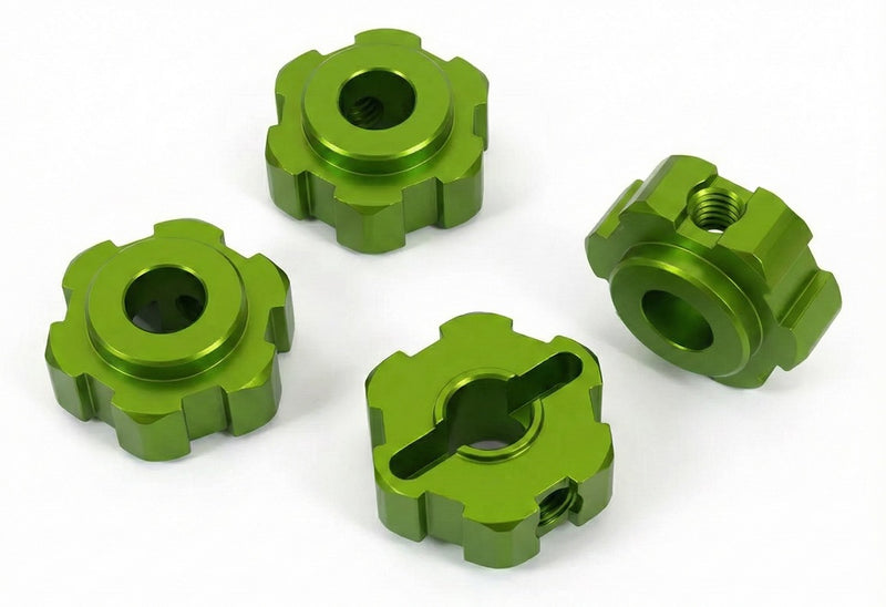 Billet Machined Alloy Wheel Hex (4) for Traxxas 1/10 Maxx Truck 4S