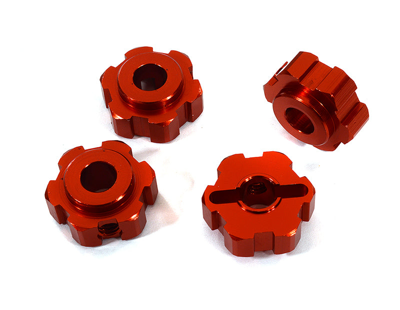 Billet Machined Alloy Wheel Hex (4) for Traxxas 1/10 Maxx Truck 4S