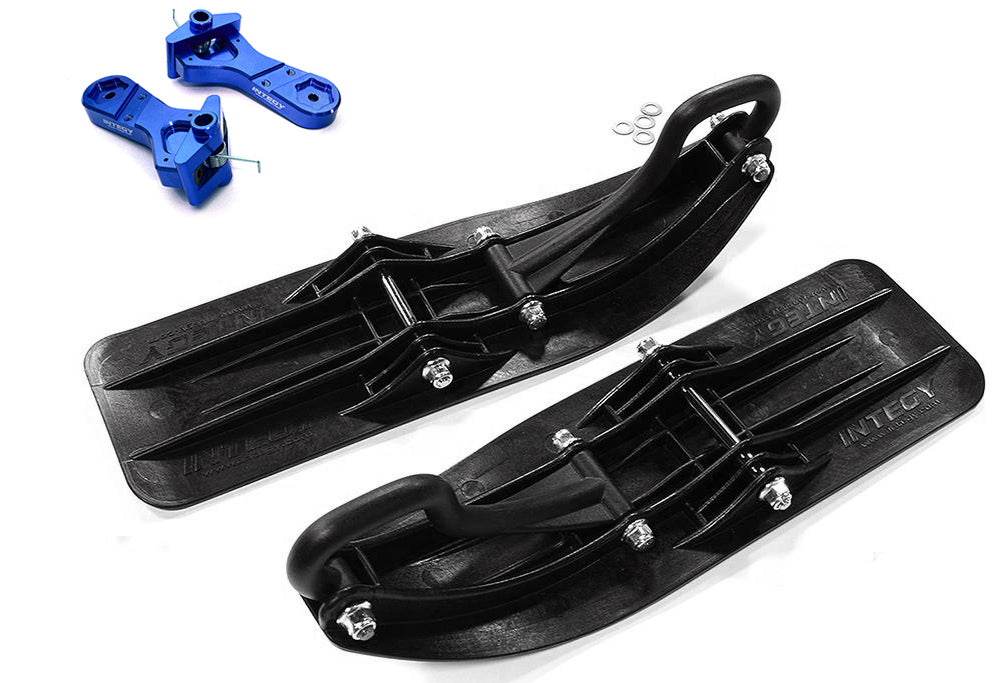Front Sled Ski Attachment Set for Traxxas 1/10 Maxx Truck 4S (for RWD)