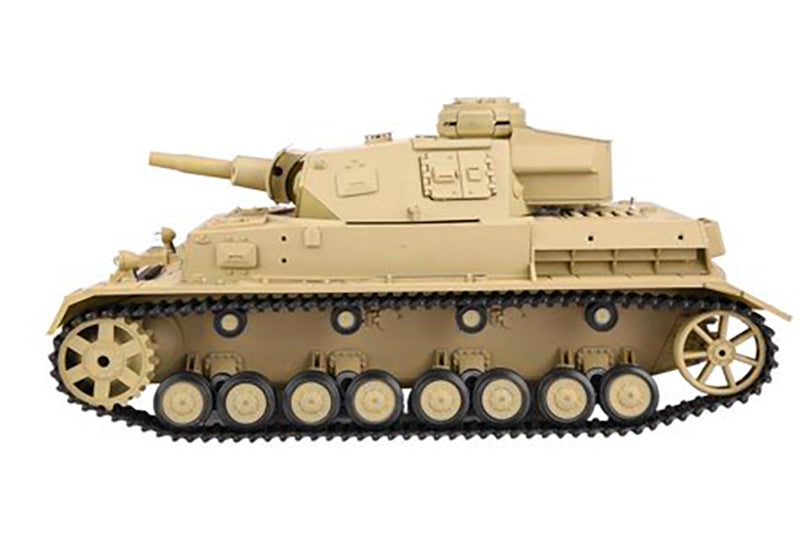 1/16 Scale Panzer IV F Type Tank, 2.4GHz Remote Control Model HL3858-1Upg 6.0