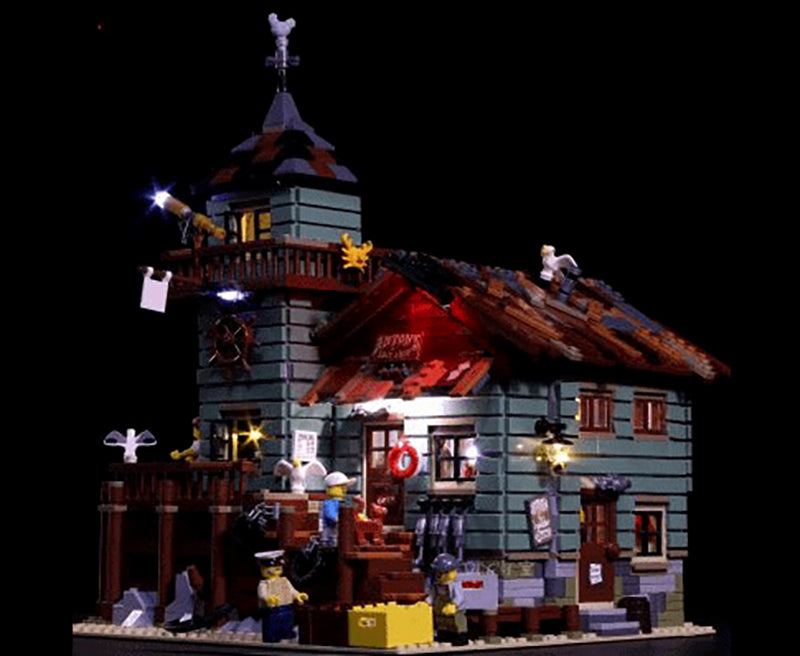 LED Light Kit II for Lego 21310 Ideas Old Fishing Store