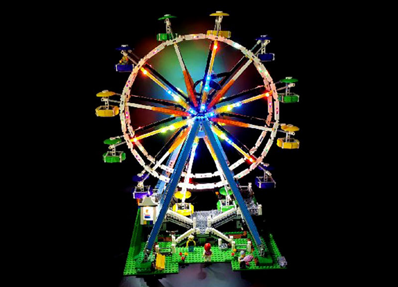 LED Light Kit for Lego 10247 Creator Ferris Wheel