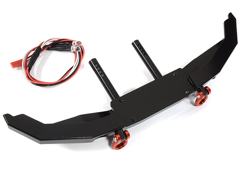 Realistic Front Alloy Bumper for Axial 1/10 SCX10 II 6X6 - Durable Upgrade