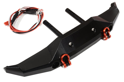 Realistic Front Alloy Bumper for Axial 1/10 SCX10 II 6X6
