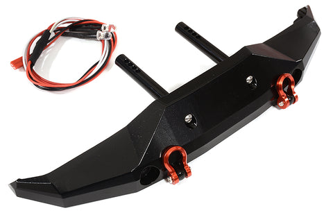 Realistic Front Alloy Bumper for Axial 1/10 SCX10 II 6X6
