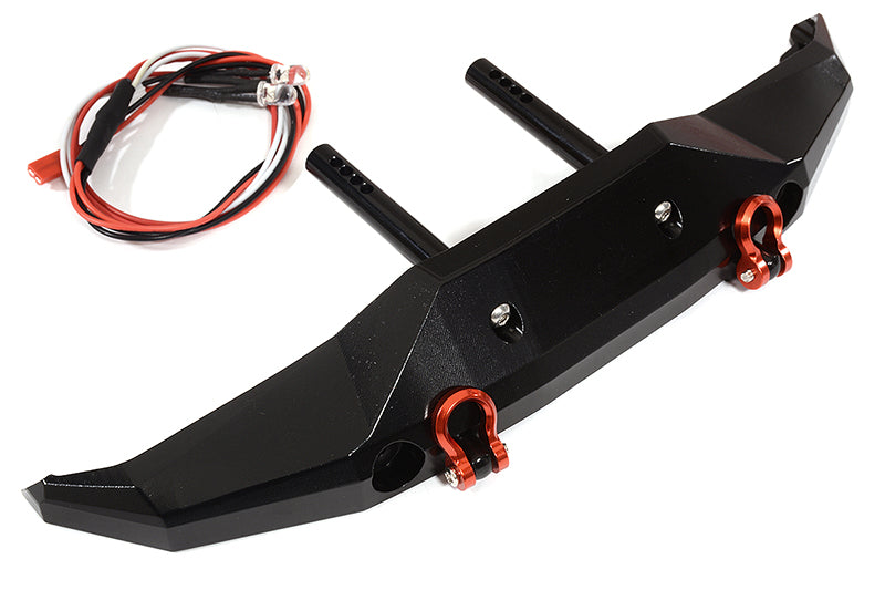 Realistic Front Alloy Bumper for Axial 1/10 SCX10 II 6X6