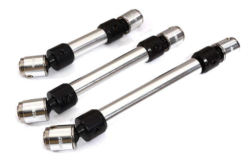 Machined Alloy Center Drive (3) Shafts for Axial 1/10 SCX10 II 6X6