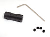 Billet Machined Motor Coupler L=25mm 3mm Shaft to 3mm Shaft for RC Boat