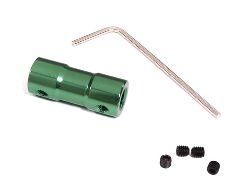 Billet Machined Motor Coupler L=25mm 3mm Shaft to 3.17mm Shaft for RC Boat