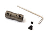 Billet Machined Motor Coupler L=25mm 5mm Shaft to 5mm Shaft for RC Boat
