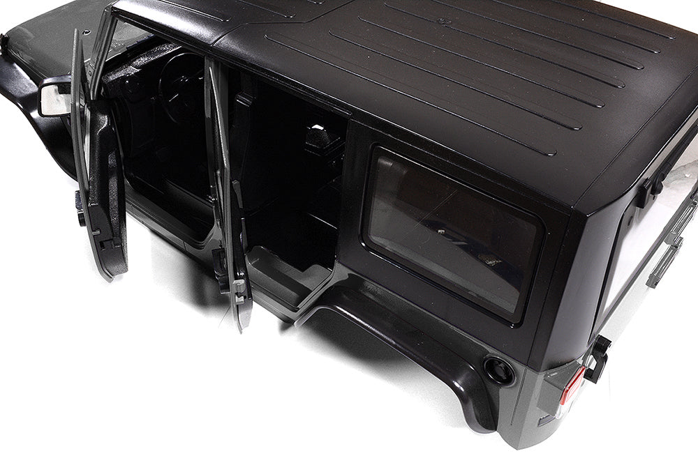 Realistic JW10-S Hard Plastic Body Kit for 1/10 Crawler WB=313mm (Matte Black)