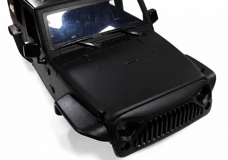 Realistic JW10-S Hard Plastic Body Kit for 1/10 Crawler WB=313mm (Matte Black)