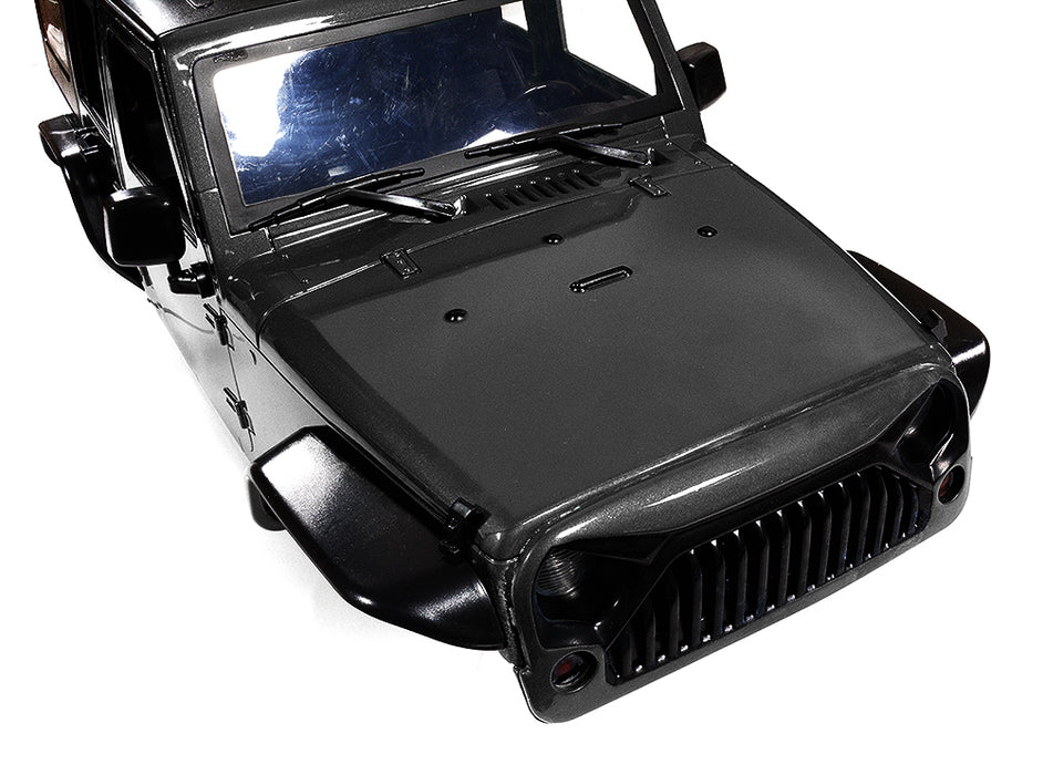 Realistic JW10-S Hard Plastic Body Kit for 1/10 Crawler WB=313mm (Matte Black)