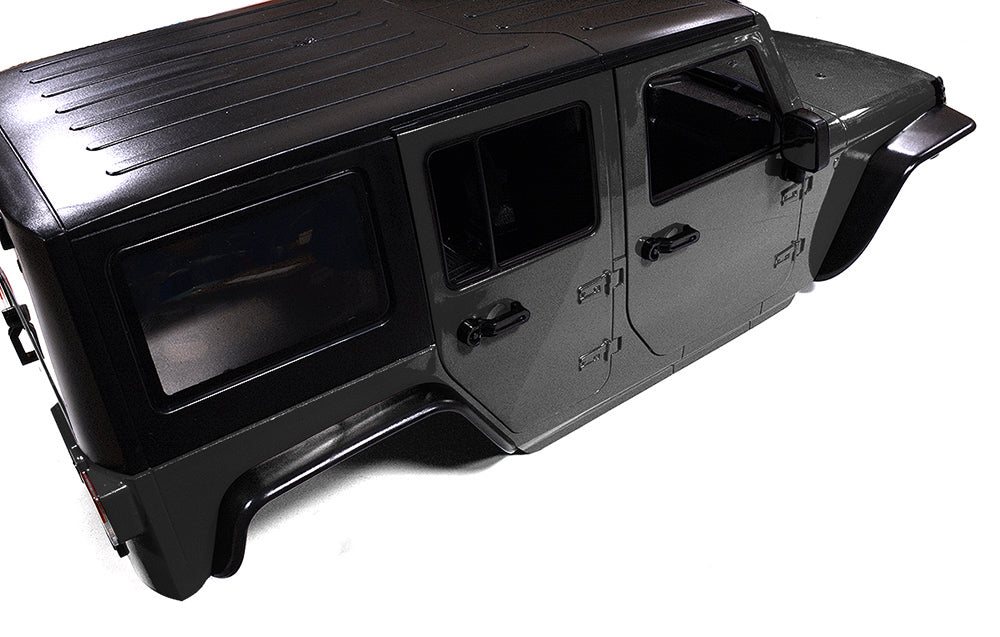 Realistic JW10-S Hard Plastic Body Kit for 1/10 Crawler WB=313mm (Matte Black)