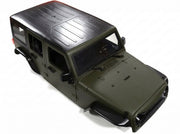 Realistic JW10-S Hard Plastic Body Kit for 1/10 Crawler WB=313mm (Matte Green)