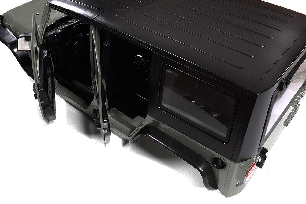 Realistic JW10-S Hard Plastic Body Kit for 1/10 Scale Off-Road Crawler WB=313mm