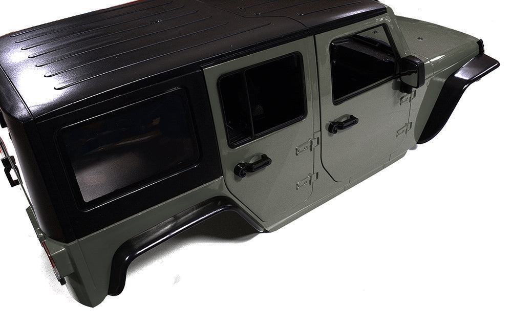 Realistic JW10-S Hard Plastic Body Kit for 1/10 Scale Off-Road Crawler WB=313mm