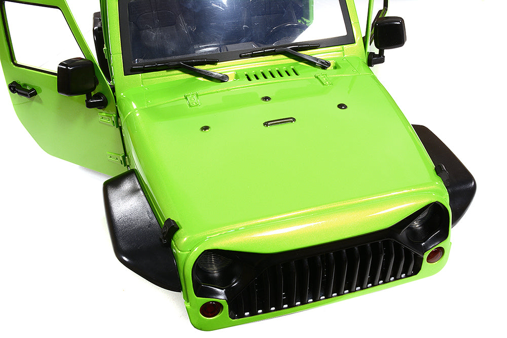 Realistic JW10-C Hard Plastic Body Kit for 1/10 Scale Off-Road Crawler WB=313mm