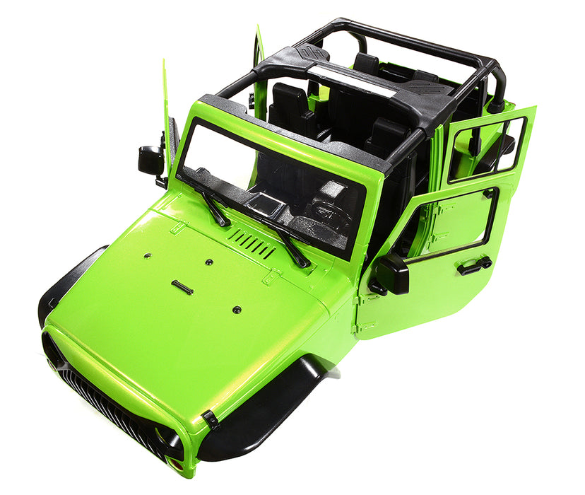 Realistic JW10-C Hard Plastic Body Kit for 1/10 Scale Off-Road Crawler WB=313mm