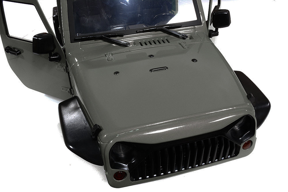 Realistic JW10-C Hard Plastic Body Kit for 1/10 Scale Off-Road Crawler WB=313mm