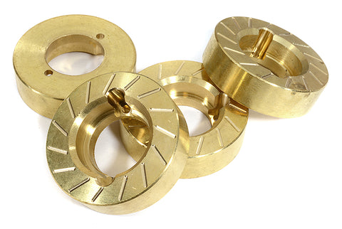 Brass Alloy 72g Ea Weight Add-On Set for Axial 1/10 SCX-10 Scale & Trail Crawler