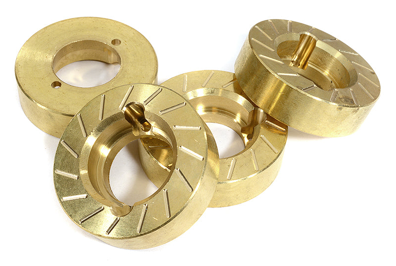 Brass Alloy 72g Ea Weight Add-On Set for Axial 1/10 SCX-10 Scale & Trail Crawler