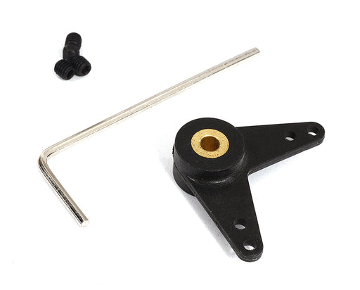 Nylon L-Shape Steering Arm 3mm Shaft Size L=25mm 2mm Hole for RC Boats