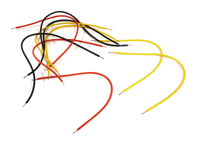 Thin Power Wire (10) 80mm Long for DIY Toys