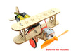 Wooden DIY Education Battery Powered Toy Plane Model