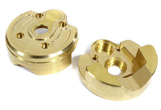 CNC Machined Brass 82g Each Portal Cover (2) for Axial 1/10 SCX10 III