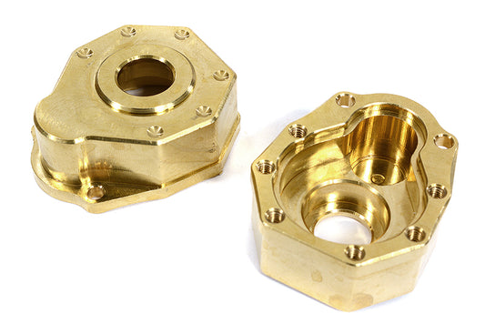 CNC Machined Brass 43g Each Portal Cover (2) for Traxxas TRX-4 Scale Crawler