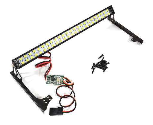 White LED Light Bar On/Off/Flash w/ 3 Modes for Jeep JW10 Body 148mm