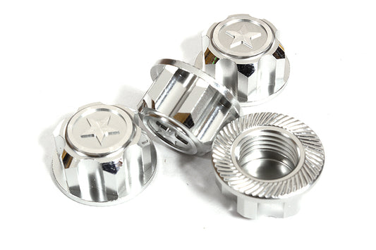 Billet Machined 17mm Hex Wheel Nuts (4) for Traxxas 1/10 & 1/8 Scale