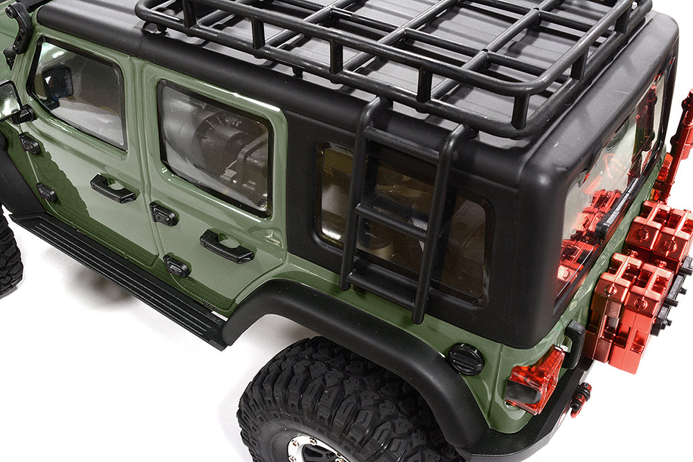 Realistic 1/10 Scale Off-Road Crawler JW10-P RTR in Dark Green, 2.4GHz
