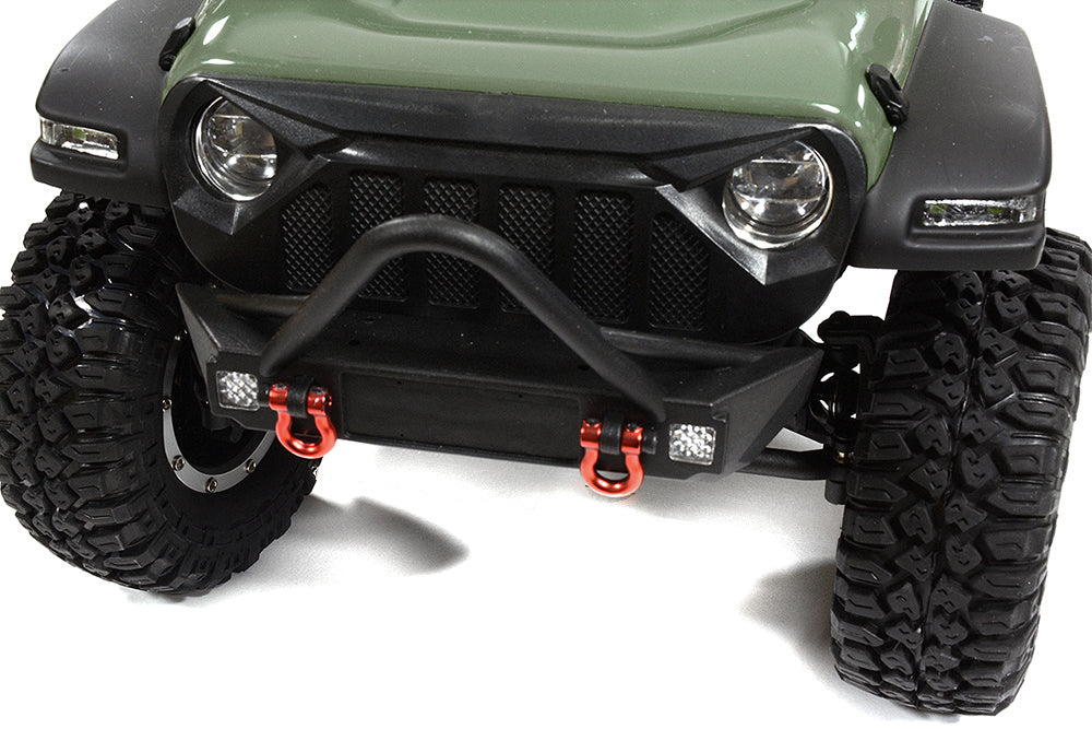 Realistic 1/10 Scale Off-Road Crawler JW10-P RTR in Dark Green, 2.4GHz