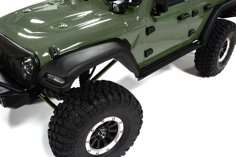 Realistic 1/10 Scale Off-Road Crawler JW10-P RTR in Dark Green, 2.4GHz