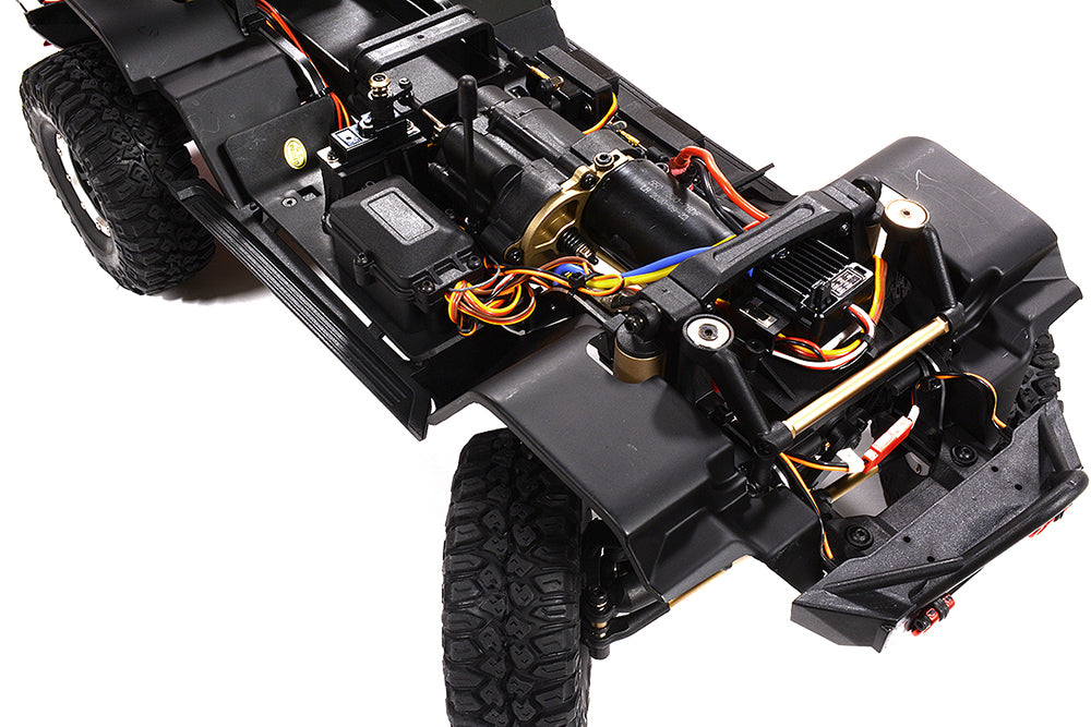Realistic 1/10 Scale Off-Road Crawler JW10-P RTR in Dark Green, 2.4GHz