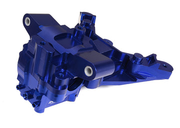 Blue Billet Machined Front Bulkhead for Traxxas 1/10 Maxx 4S Truck